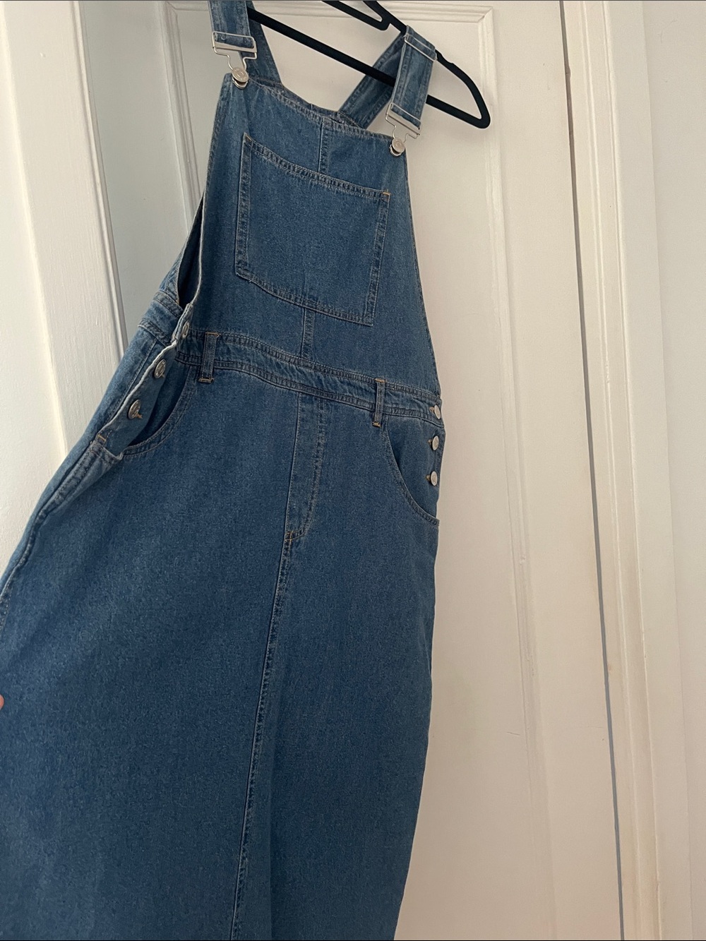 twik Blue Denim Overall Dress